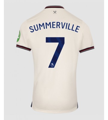 Lacne Muži Futbalové dres West Ham United Crysencio Summerville #7 2025-26 Krátky Rukáv - Preč